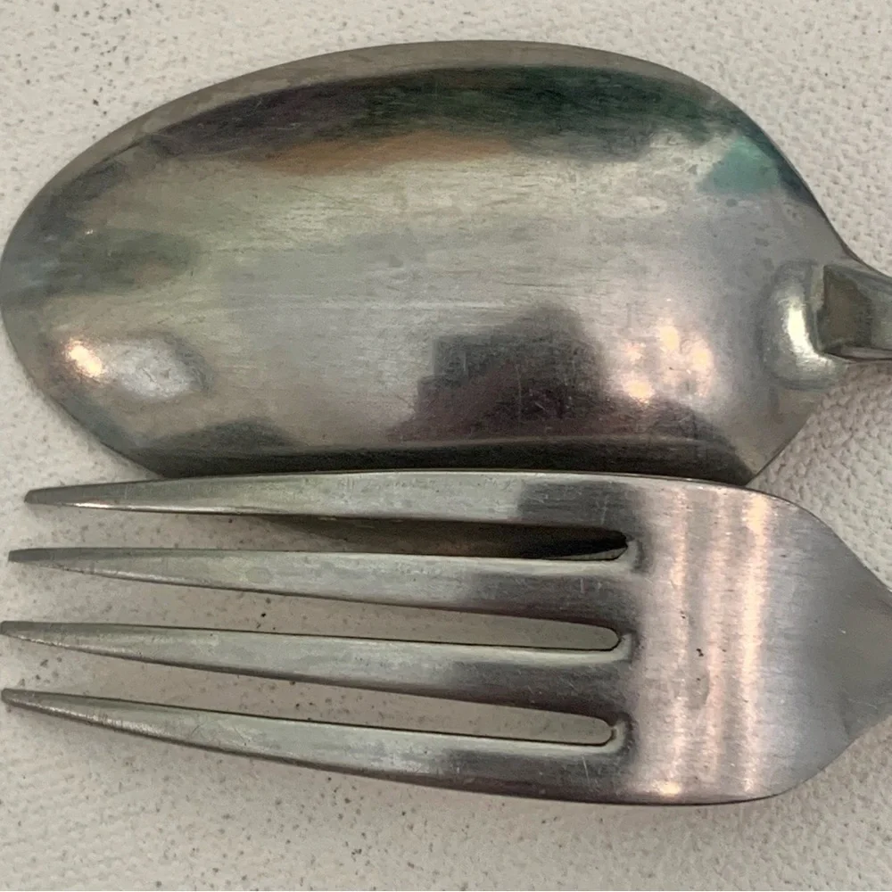 Parkway Stainless USA Dinner Spoon Fork Serving Flatware Silverware Lot Vintage